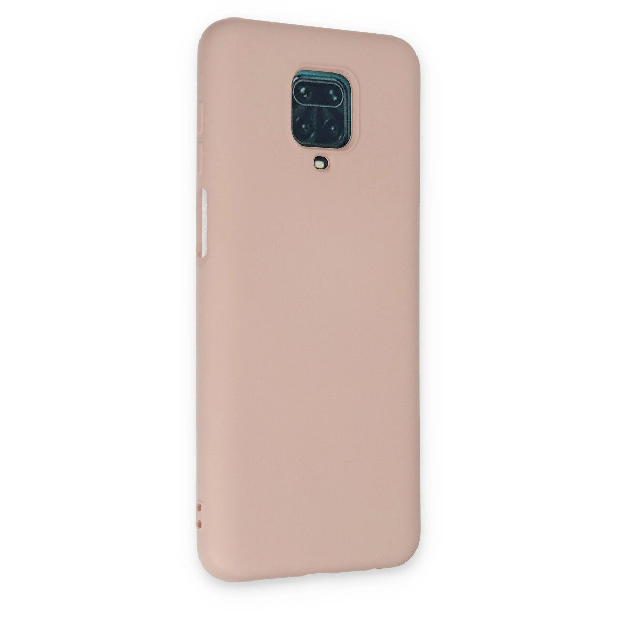 Xiaomi Redmi Note 9 Pro Kılıf Nano İçi Kadife Silikon - Pudra Xiaomi Redmi Note 9 Pro Kılıf Nano İçi Kadife Silikon - Pudra