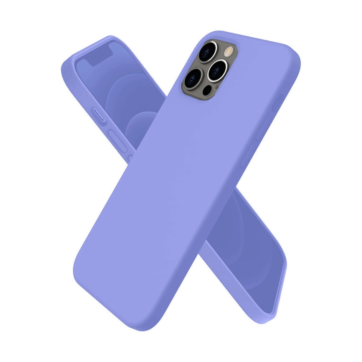 İphone 12 Pro Kılıf First Silikon - Mor İphone 12 Pro Kılıf First Silikon - Mor