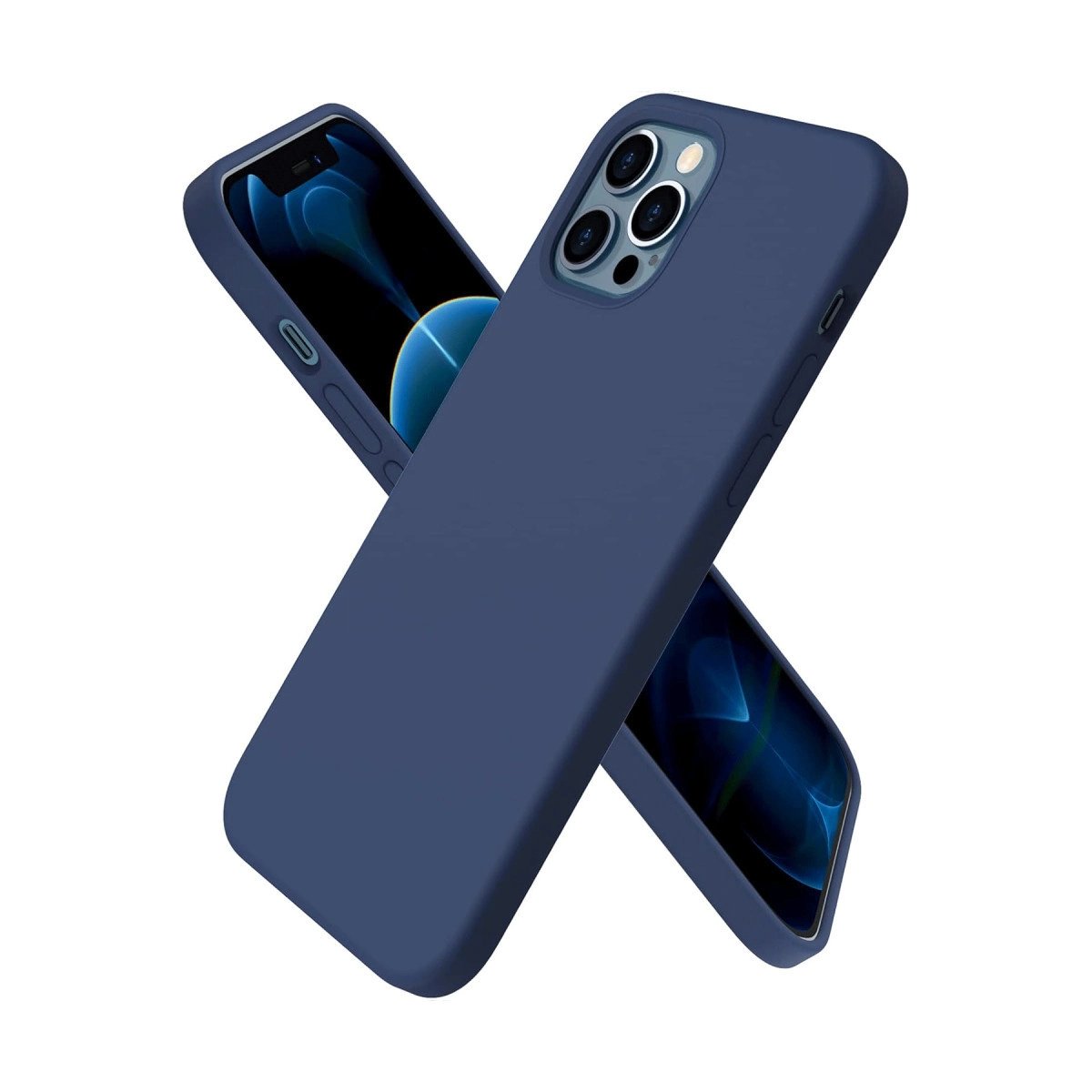 İphone 12 Pro Kılıf First Silikon - Lacivert