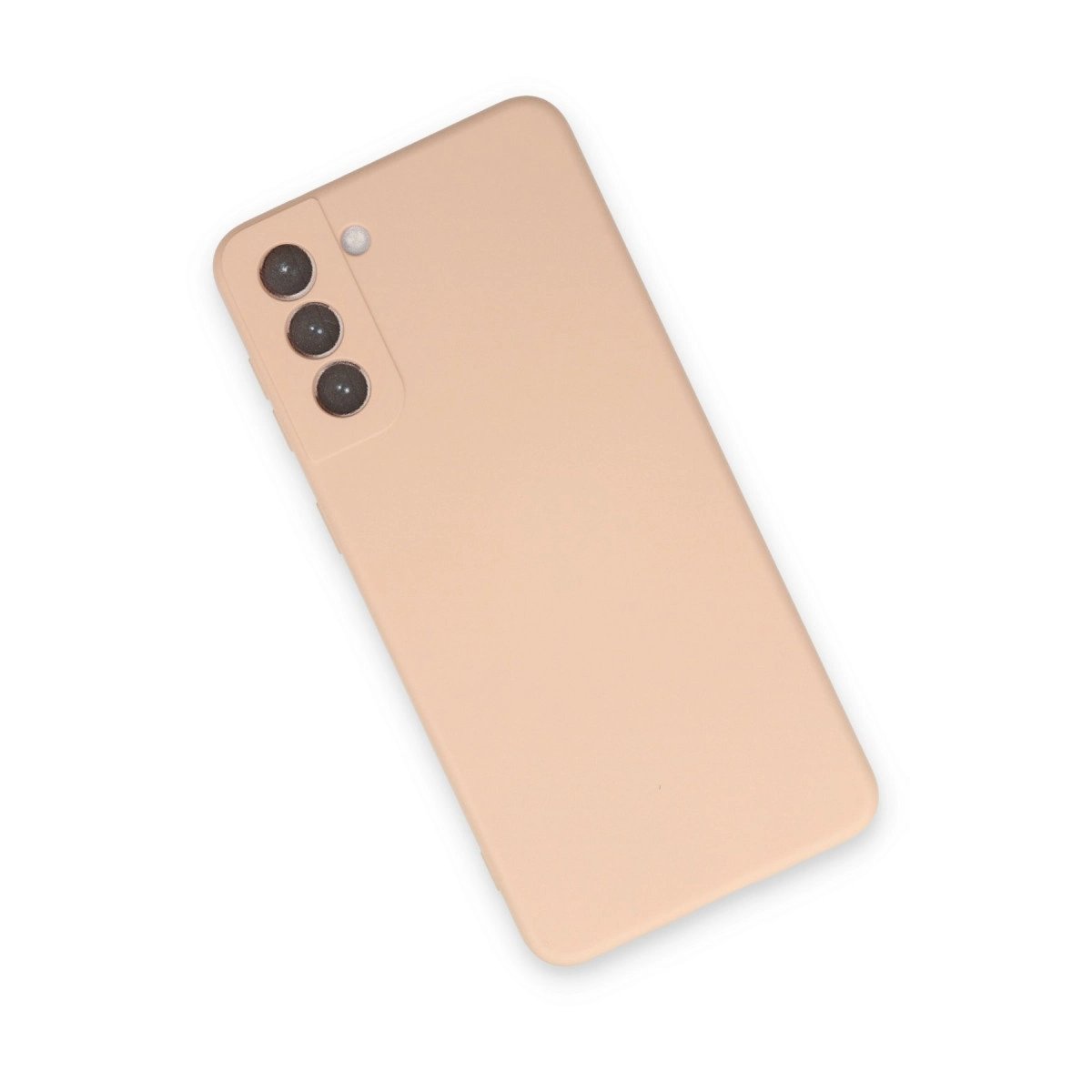 Samsung Galaxy S21 Plus Kılıf Nano İçi Kadife Silikon - Pudra Samsung Galaxy S21 Plus Kılıf Nano İçi Kadife Silikon - Pudra