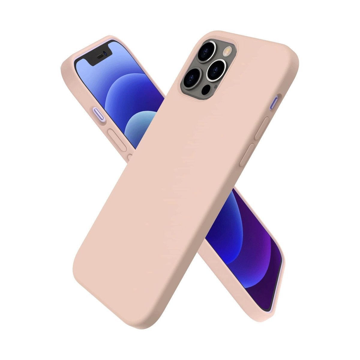 İphone 12 Pro Kılıf First Silikon - Pudra İphone 12 Pro Kılıf First Silikon - Pudra