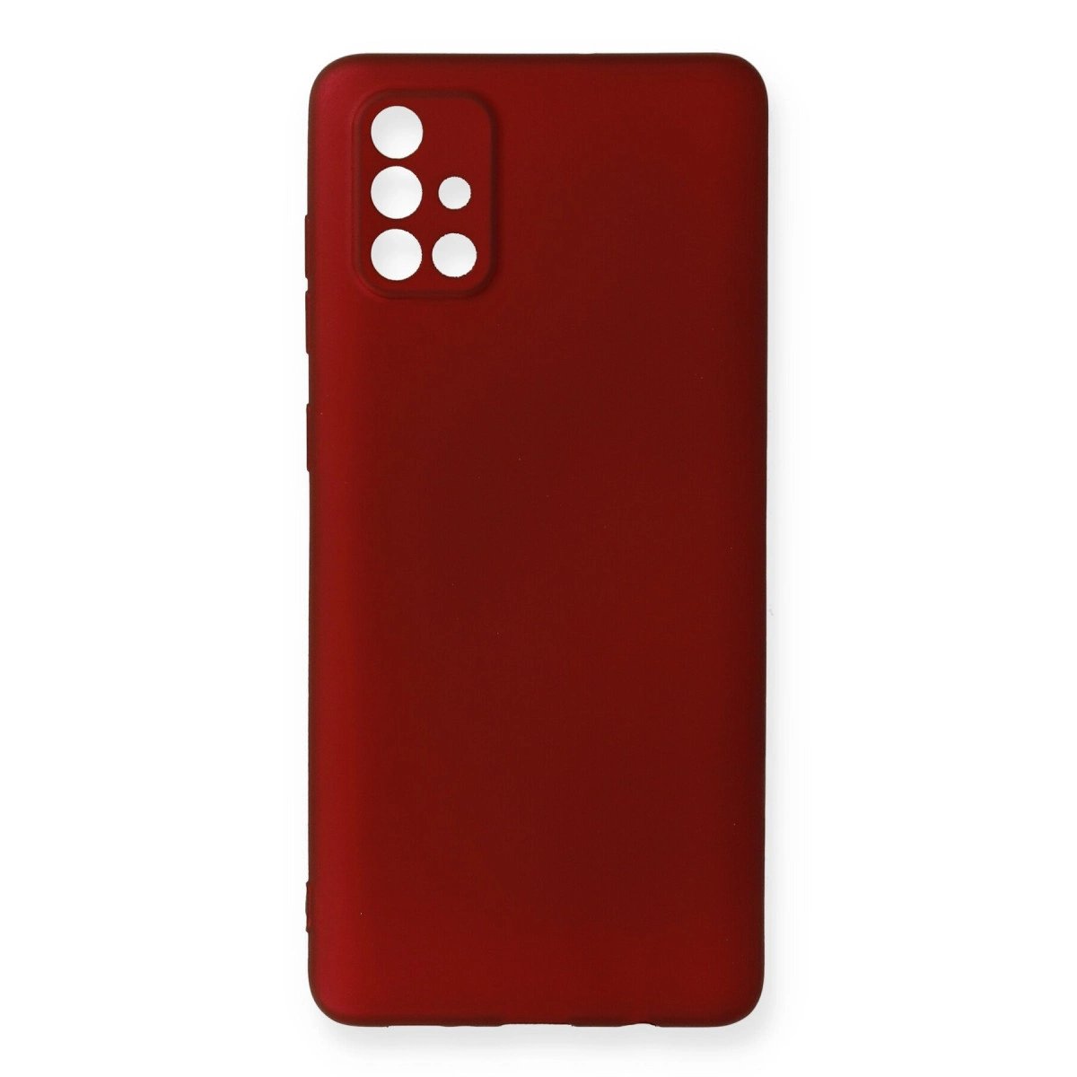 Samsung Galaxy A71 Kılıf First Silikon - Bordo Samsung Galaxy A71 Kılıf First Silikon - Bordo