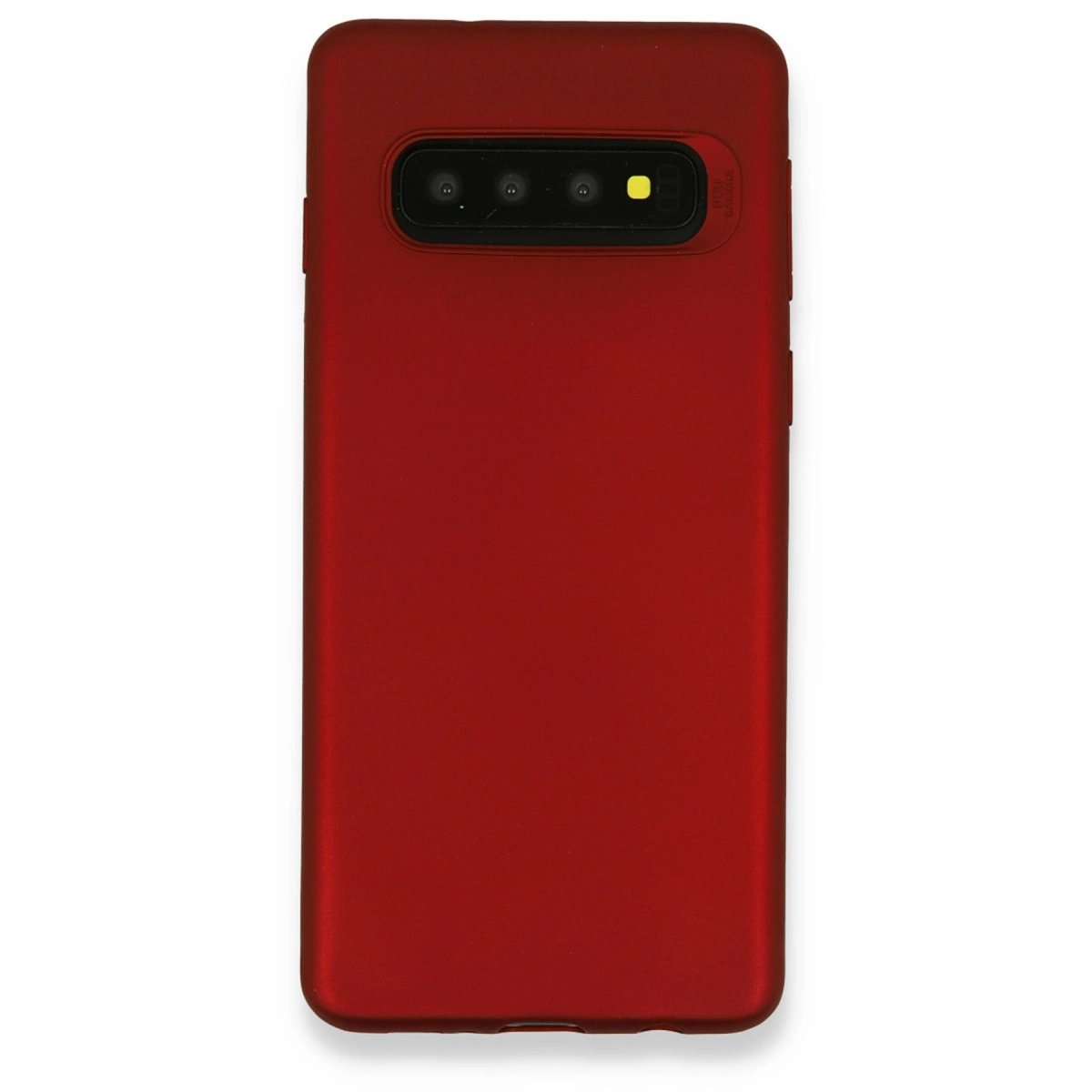 Samsung Galaxy S10 Plus Kılıf First Silikon - Bordo Samsung Galaxy S10 Plus Kılıf First Silikon - Bordo