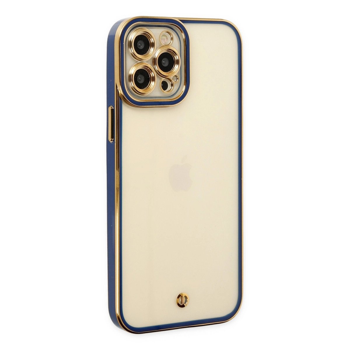 İphone 12 Pro Max Kılıf Liva Lens Silikon - Mavi İphone 12 Pro Max Kılıf Liva Lens Silikon - Mavi
