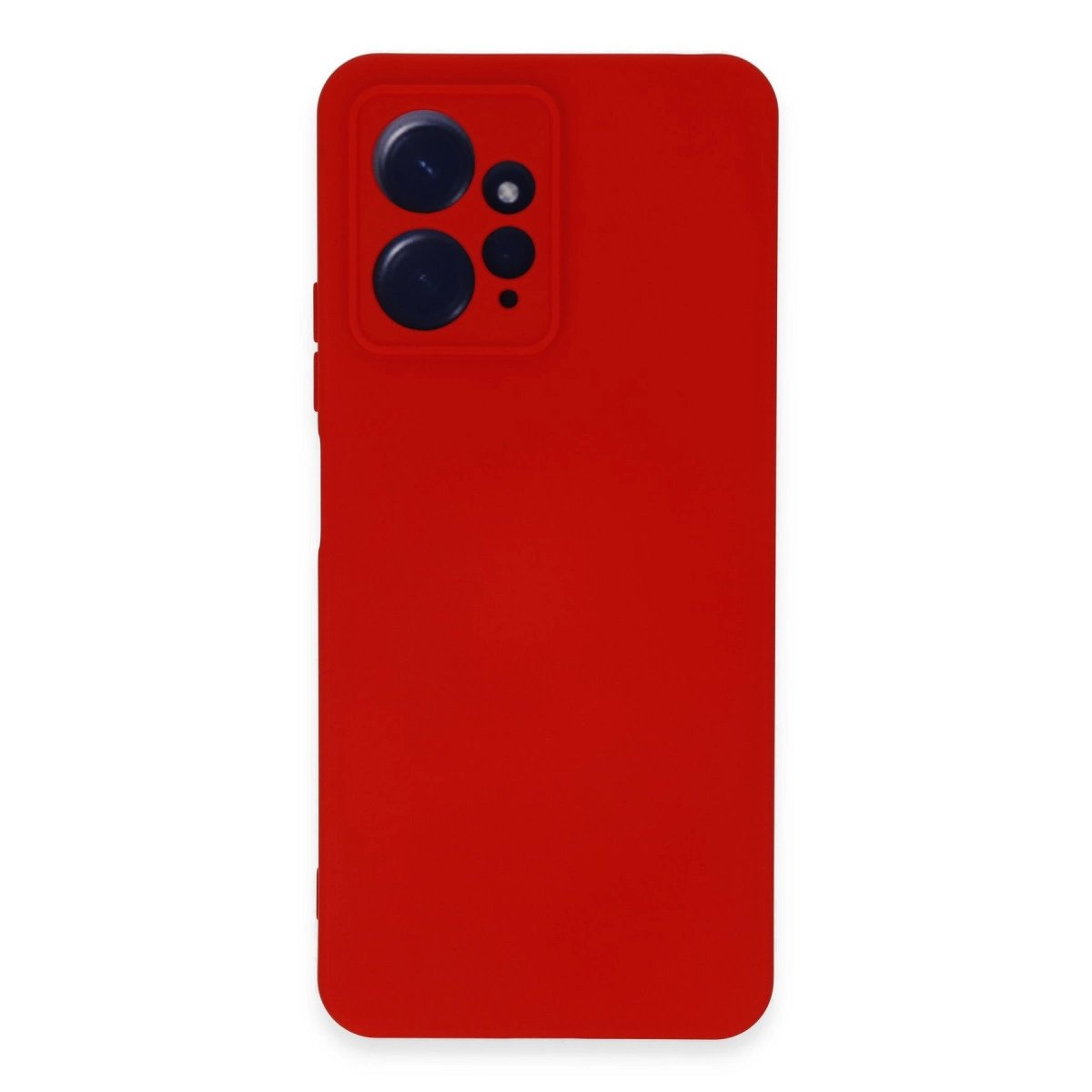 Xiaomi Redmi Note 12 4g Kılıf Nano İçi Kadife Silikon - Kırmızı Xiaomi Redmi Note 12 4g Kılıf Nano İçi Kadife Silikon - Kırmızı