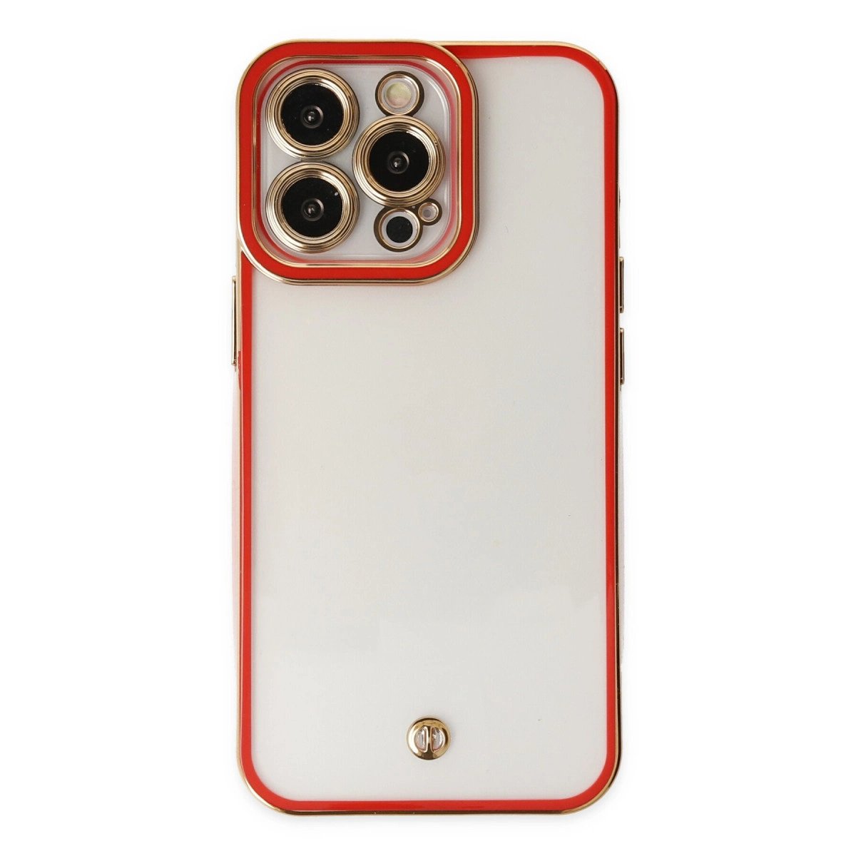 İphone 13 Pro Max Kılıf Liva Lens Silikon - Kırmızı İphone 13 Pro Max Kılıf Liva Lens Silikon - Kırmızı