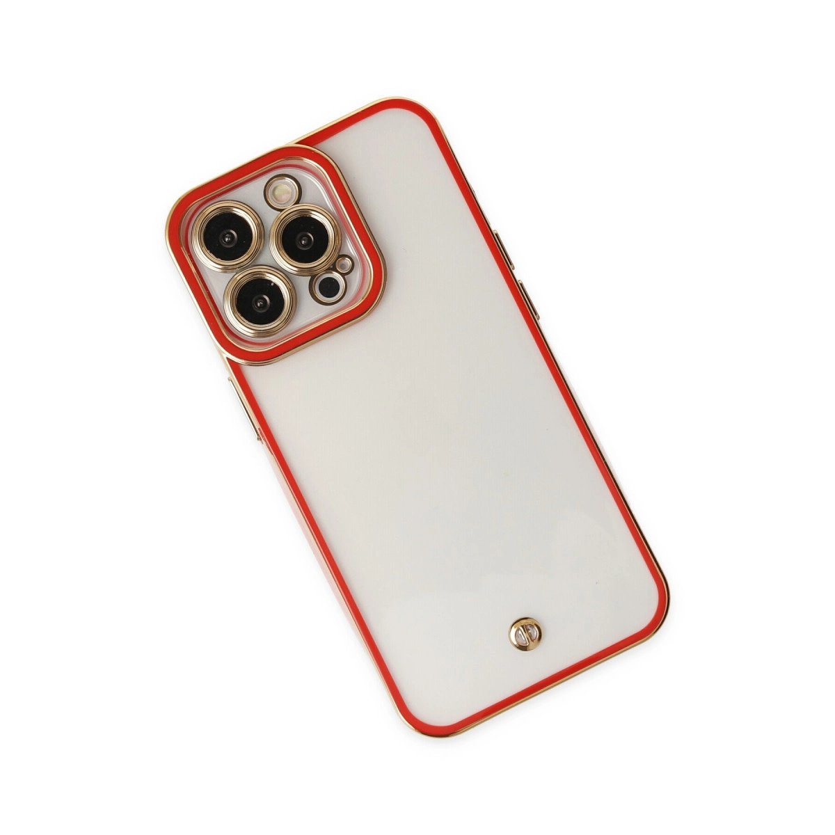 İphone 13 Pro Max Kılıf Liva Lens Silikon - Kırmızı İphone 13 Pro Max Kılıf Liva Lens Silikon - Kırmızı