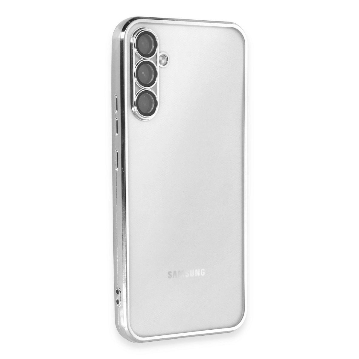Samsung Galaxy A54 5g Kılıf Razer Lensli Silikon - Gümüş Samsung Galaxy A54 5g Kılıf Razer Lensli Silikon - Gümüş