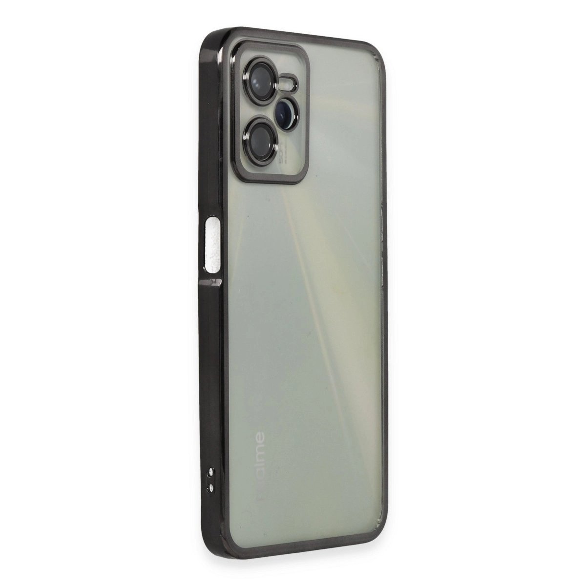 Realme C35 Kılıf Razer Lensli Silikon - Siyah Realme C35 Kılıf Razer Lensli Silikon - Siyah