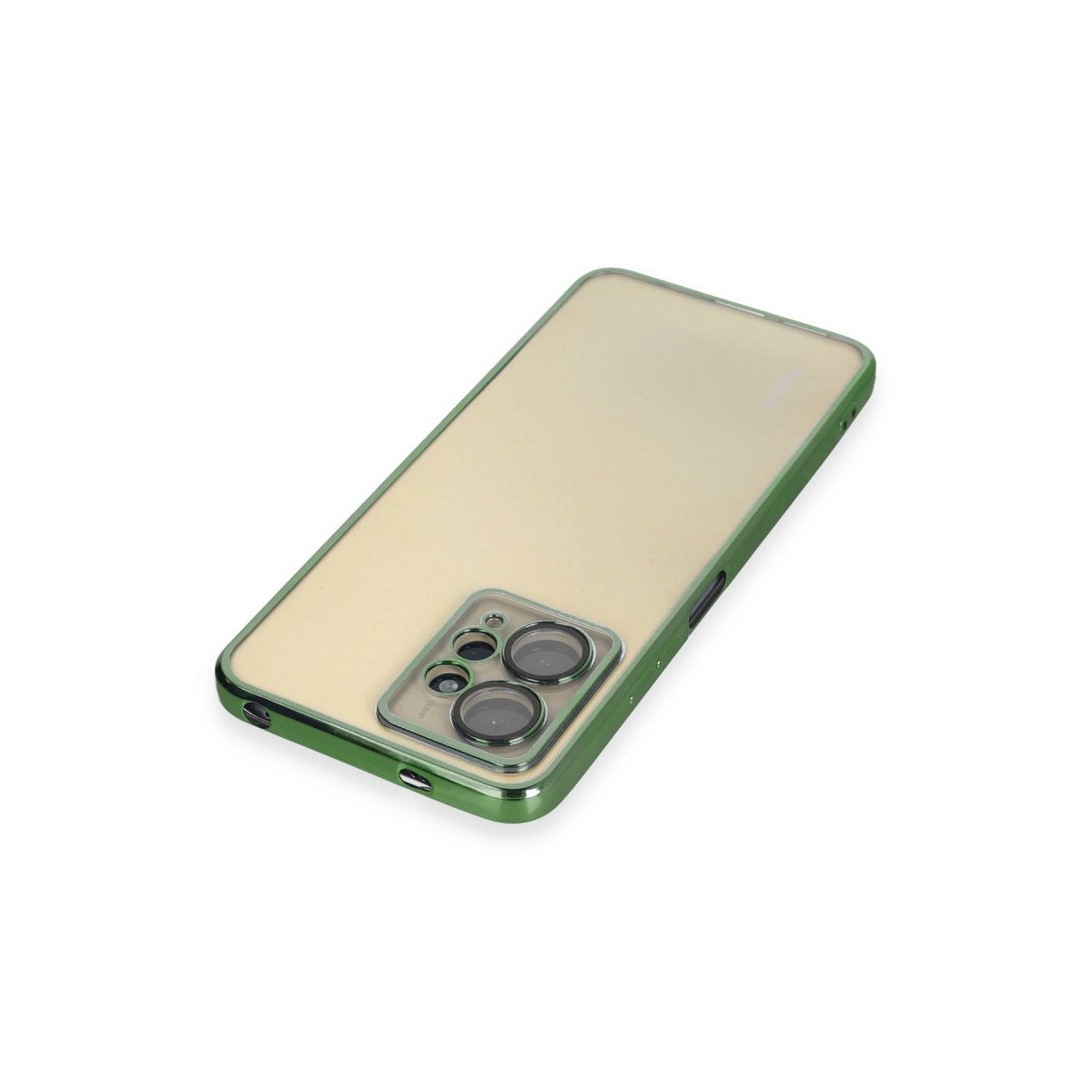 Xiaomi Redmi Note 12 4g Kılıf Razer Lensli Silikon - Yeşil Xiaomi Redmi Note 12 4g Kılıf Razer Lensli Silikon - Yeşil