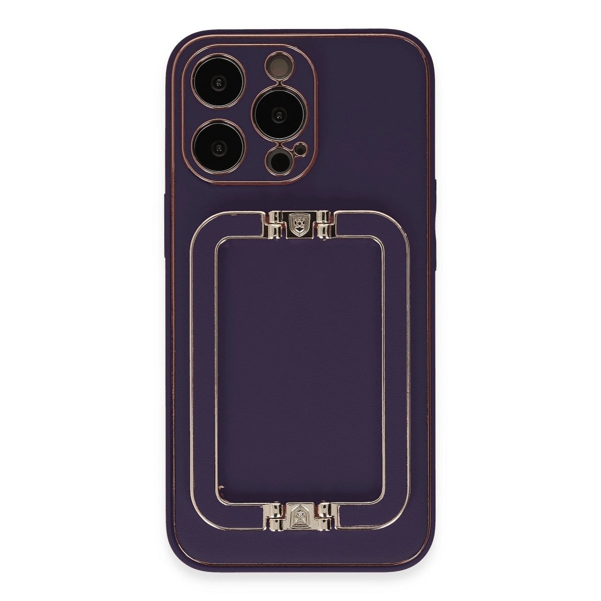 İphone 13 Pro Max Kılıf Coco Elit Kapak - Derin Mor