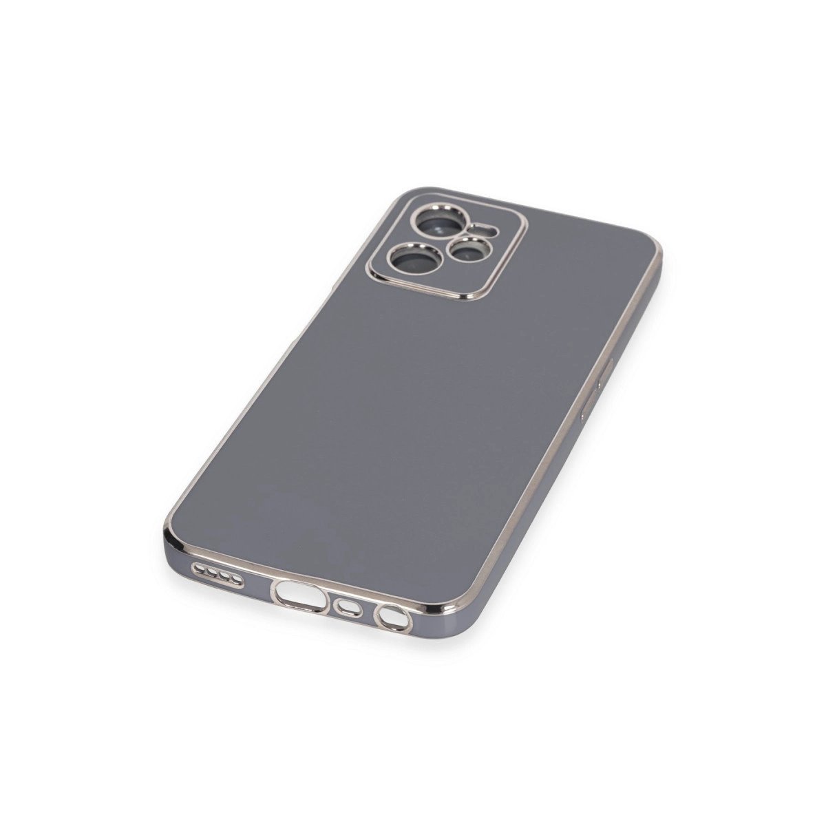 Realme C35 Kılıf Volet Silikon - Mavi Realme C35 Kılıf Volet Silikon - Mavi