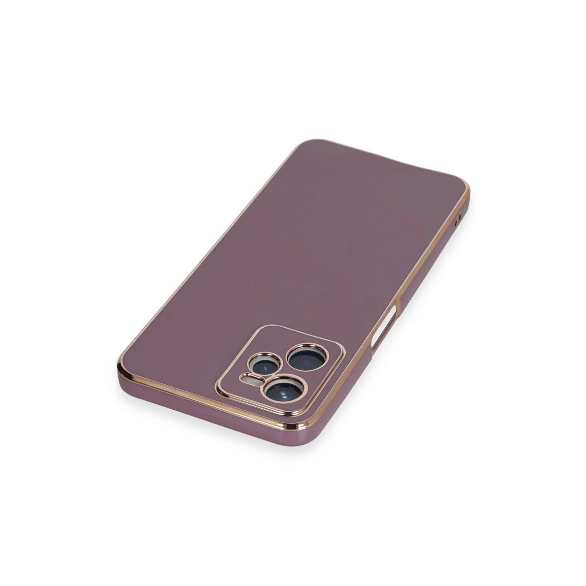 Realme C35 Kılıf Volet Silikon - Mor