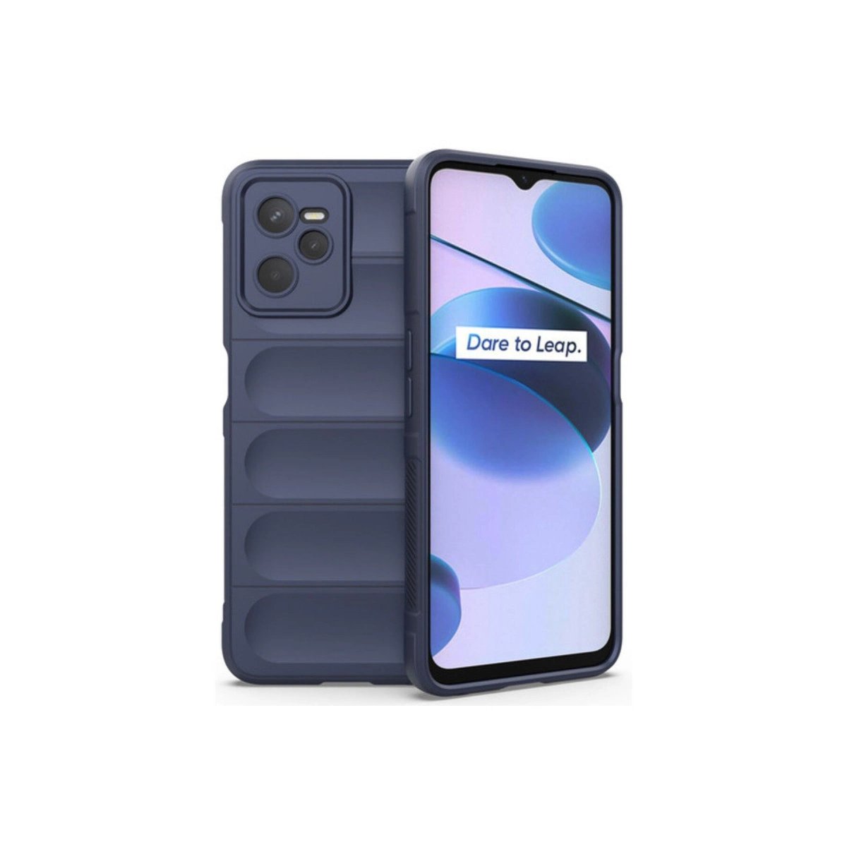 Realme C35 Kılıf Optimum Silikon - Lacivert Realme C35 Kılıf Optimum Silikon - Lacivert