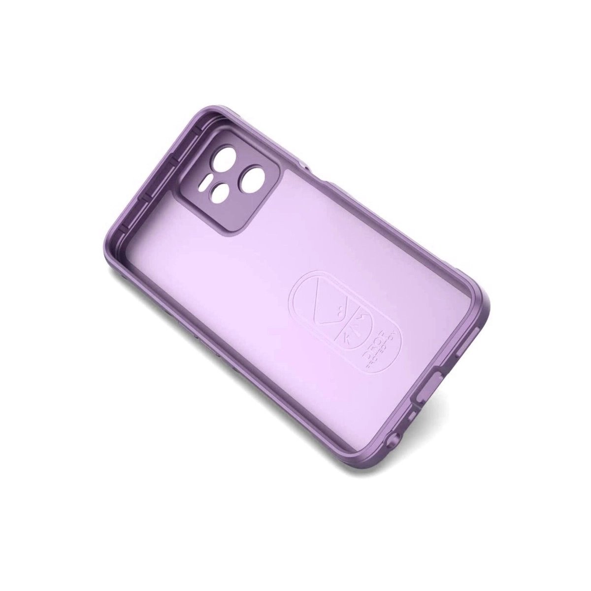 Realme C35 Kılıf Optimum Silikon - Mor Realme C35 Kılıf Optimum Silikon - Mor