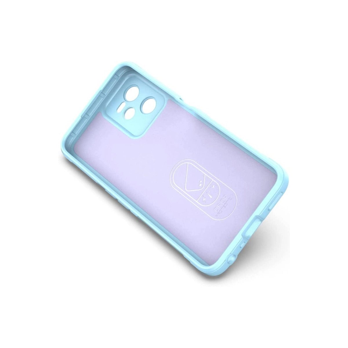 Realme C35 Kılıf Optimum Silikon - Sky Blue Realme C35 Kılıf Optimum Silikon - Sky Blue