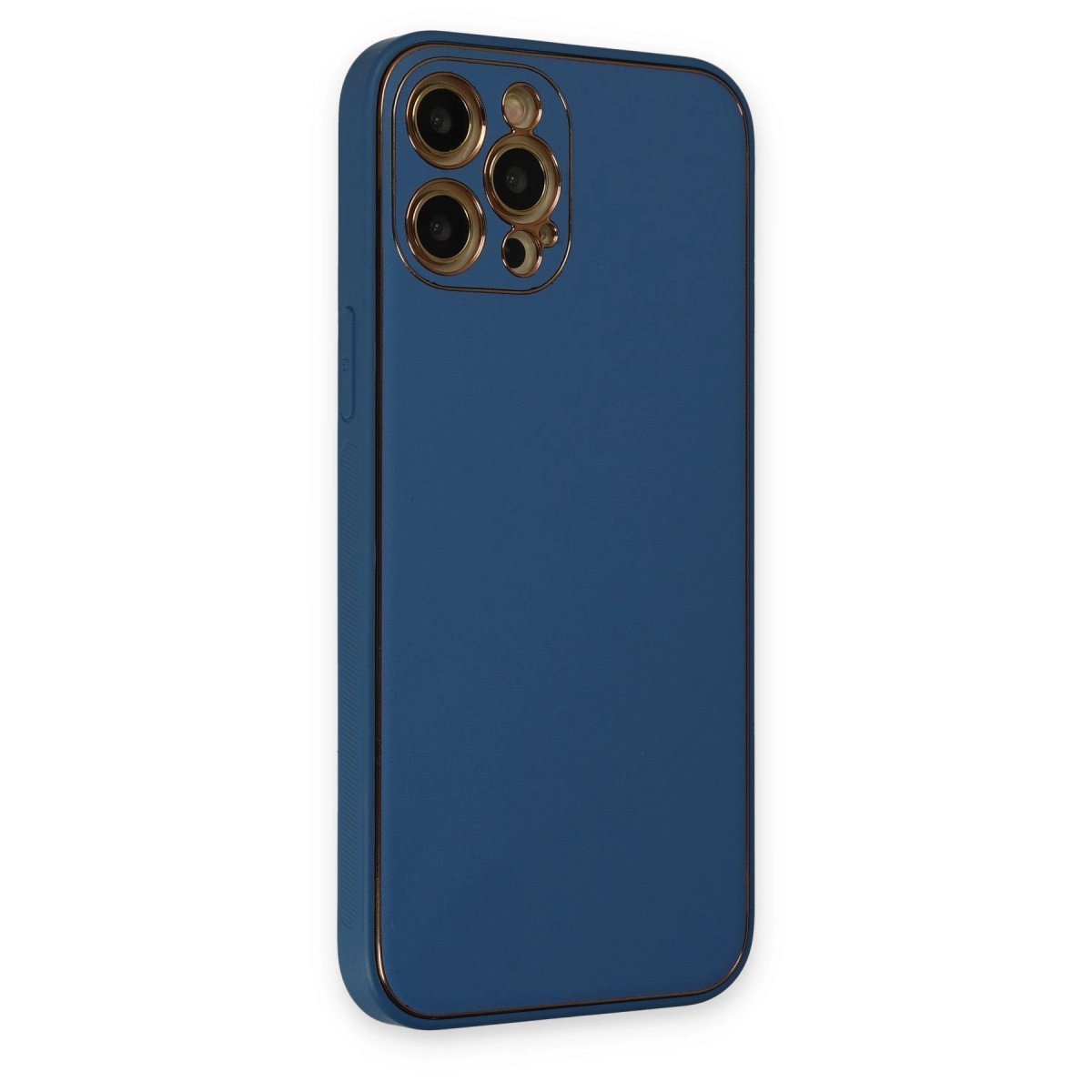 İphone 12 Pro Kılıf Coco Deri Silikon Kapak - Açık Mavi İphone 12 Pro Kılıf Coco Deri Silikon Kapak - Açık Mavi