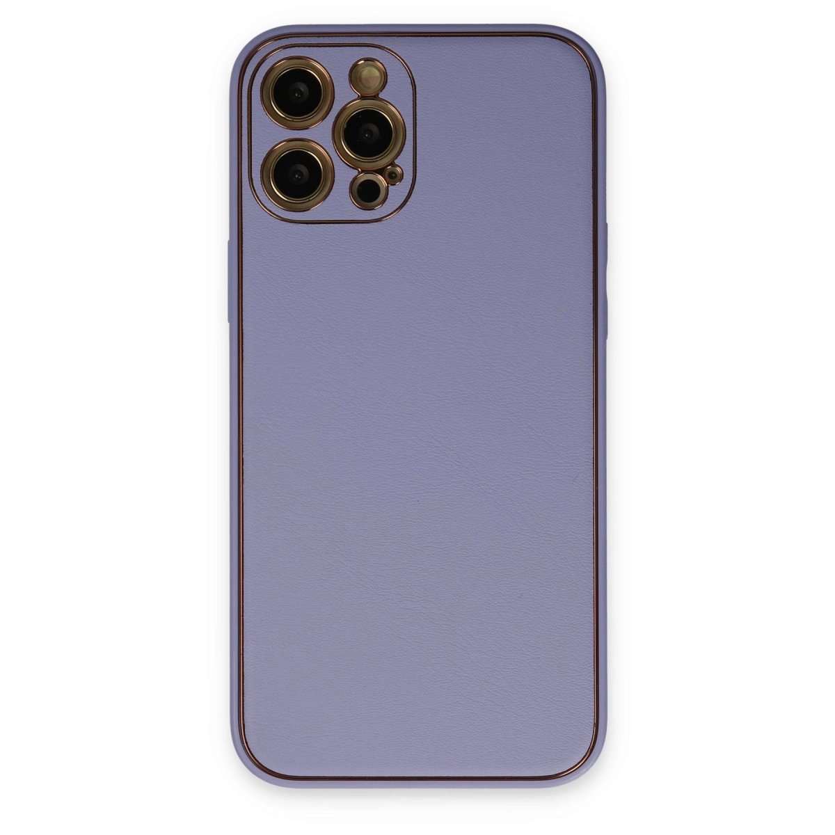 İphone 12 Pro Kılıf Coco Deri Silikon Kapak - Açık Lila İphone 12 Pro Kılıf Coco Deri Silikon Kapak - Açık Lila