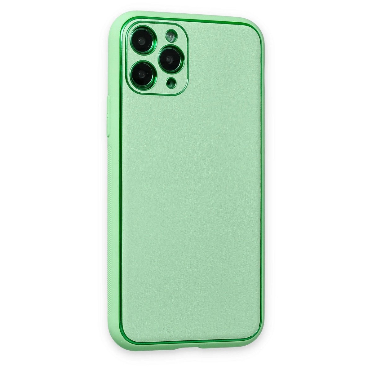 İphone 11 Pro Kılıf Coco Deri Silikon Kapak - Açık Yeşil İphone 11 Pro Kılıf Coco Deri Silikon Kapak - Açık Yeşil