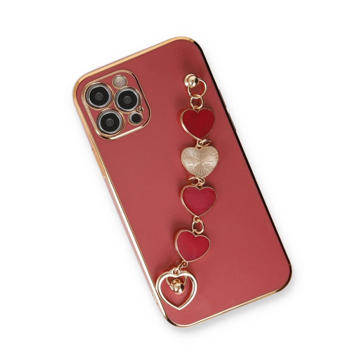 İphone 12 Pro Kılıf Esila Silikon - Kırmızı İphone 12 Pro Kılıf Esila Silikon - Kırmızı