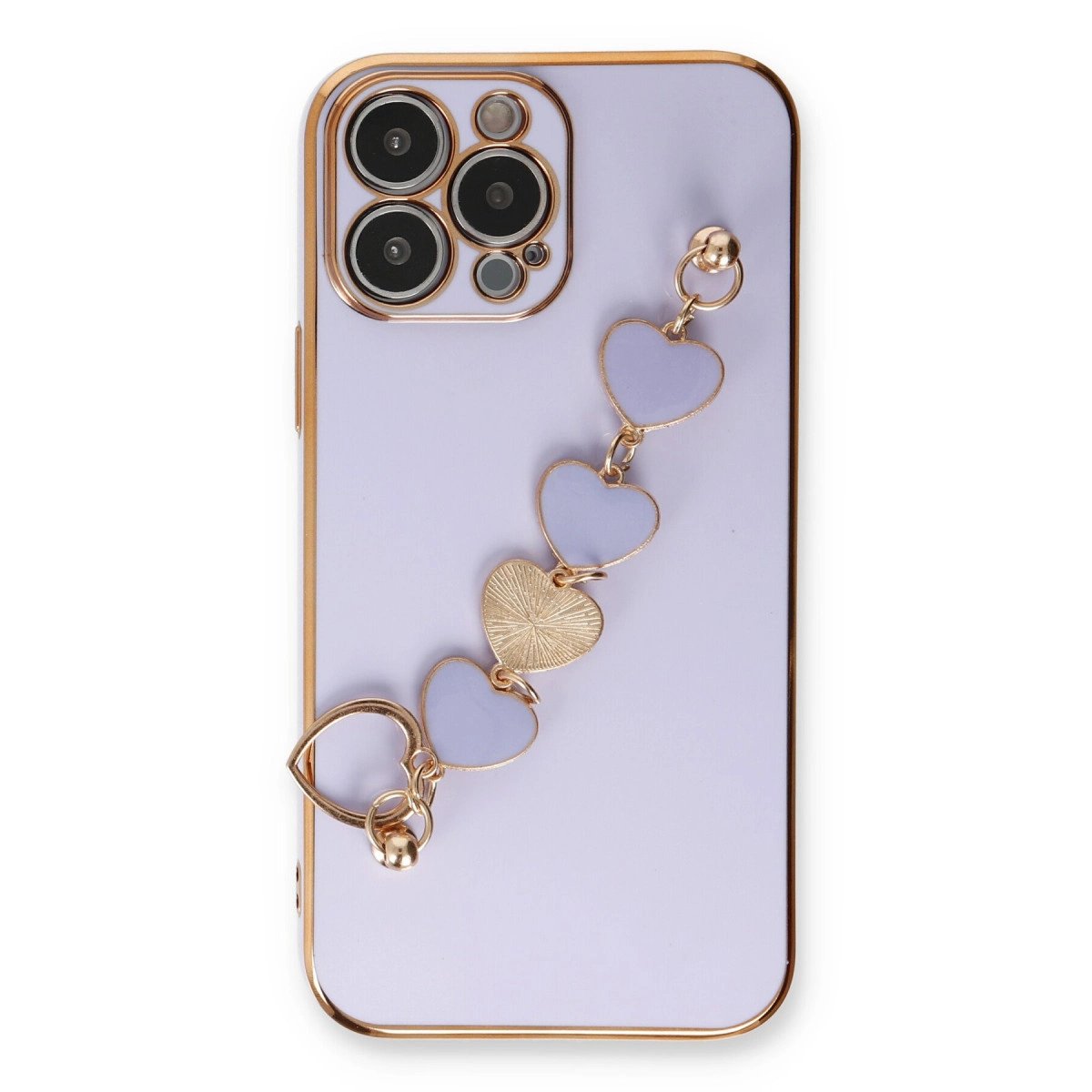 İphone 13 Pro Max Kılıf Esila Silikon - Lila İphone 13 Pro Max Kılıf Esila Silikon - Lila