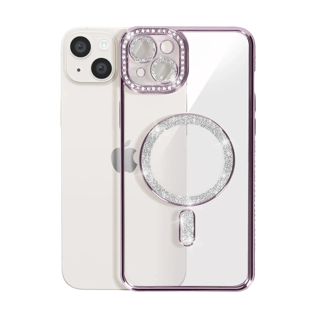İphone 14 Kılıf Joke Simli Magneticsafe Kılıf - Derin Mor İphone 14 Kılıf Joke Simli Magneticsafe Kılıf - Derin Mor