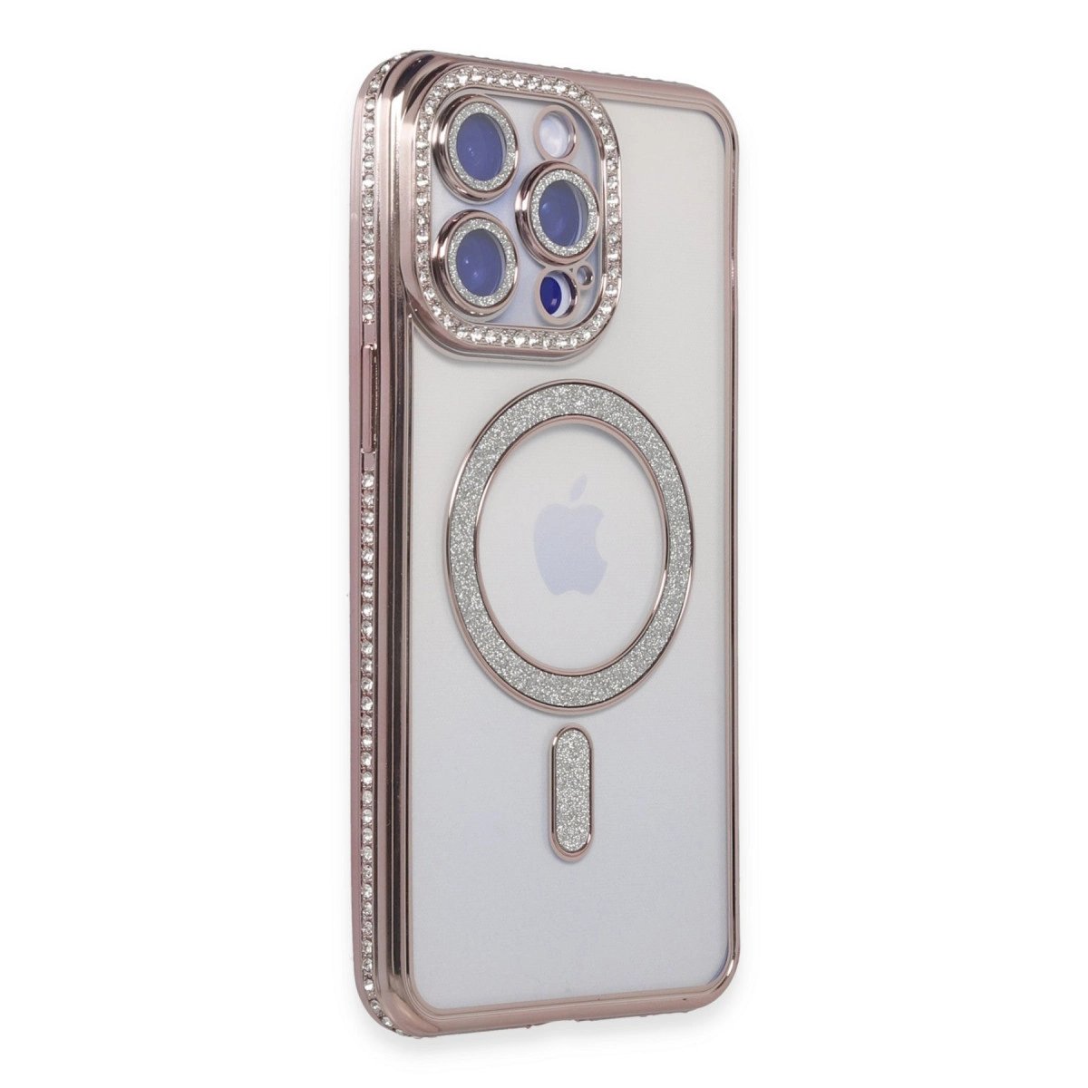 İphone 14 Pro Kılıf Joke Simli Magneticsafe Kılıf - Pembe İphone 14 Pro Kılıf Joke Simli Magneticsafe Kılıf - Pembe