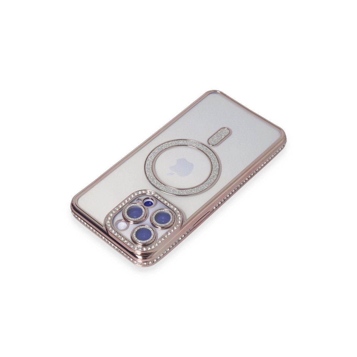 İphone 14 Pro Kılıf Joke Simli Magneticsafe Kılıf - Pembe İphone 14 Pro Kılıf Joke Simli Magneticsafe Kılıf - Pembe