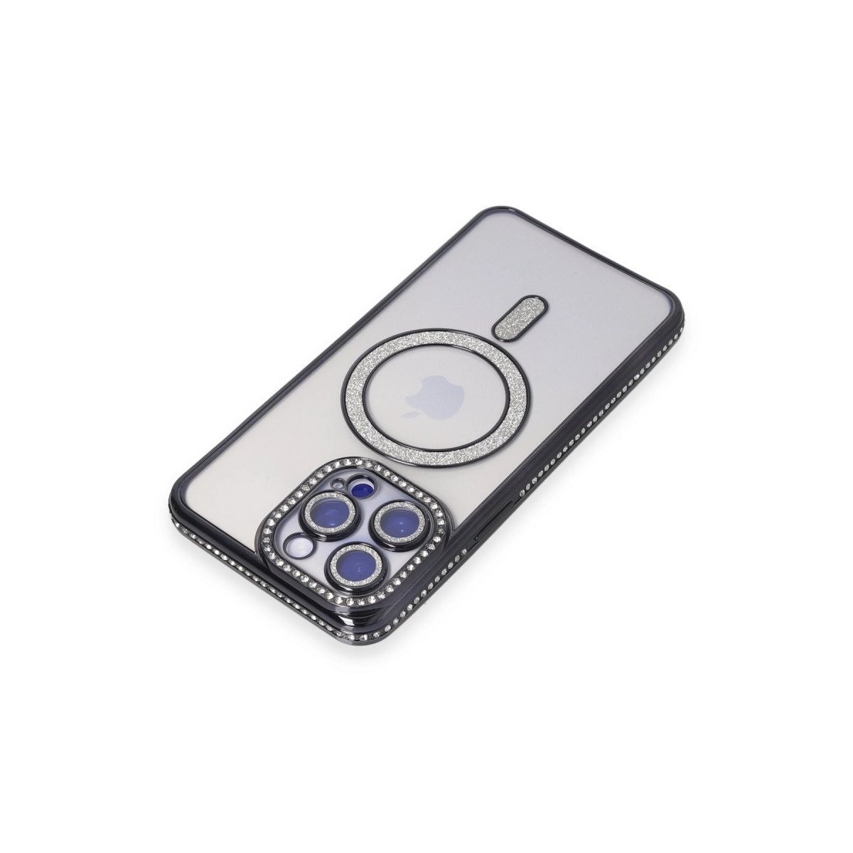 İphone 14 Pro Max Kılıf Joke Simli Magneticsafe Kılıf - Siyah İphone 14 Pro Max Kılıf Joke Simli Magneticsafe Kılıf - Siyah