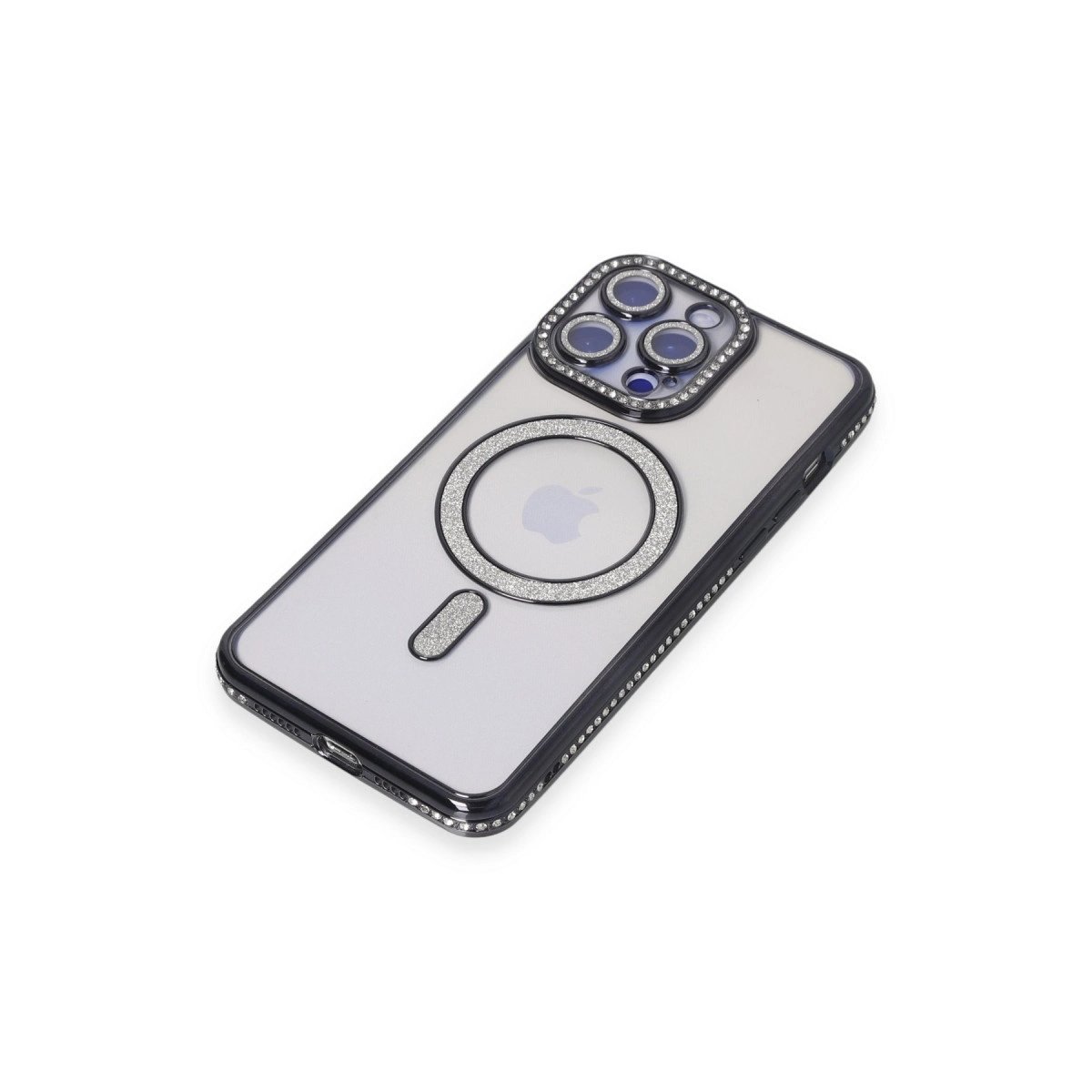İphone 14 Pro Max Kılıf Joke Simli Magneticsafe Kılıf - Siyah İphone 14 Pro Max Kılıf Joke Simli Magneticsafe Kılıf - Siyah
