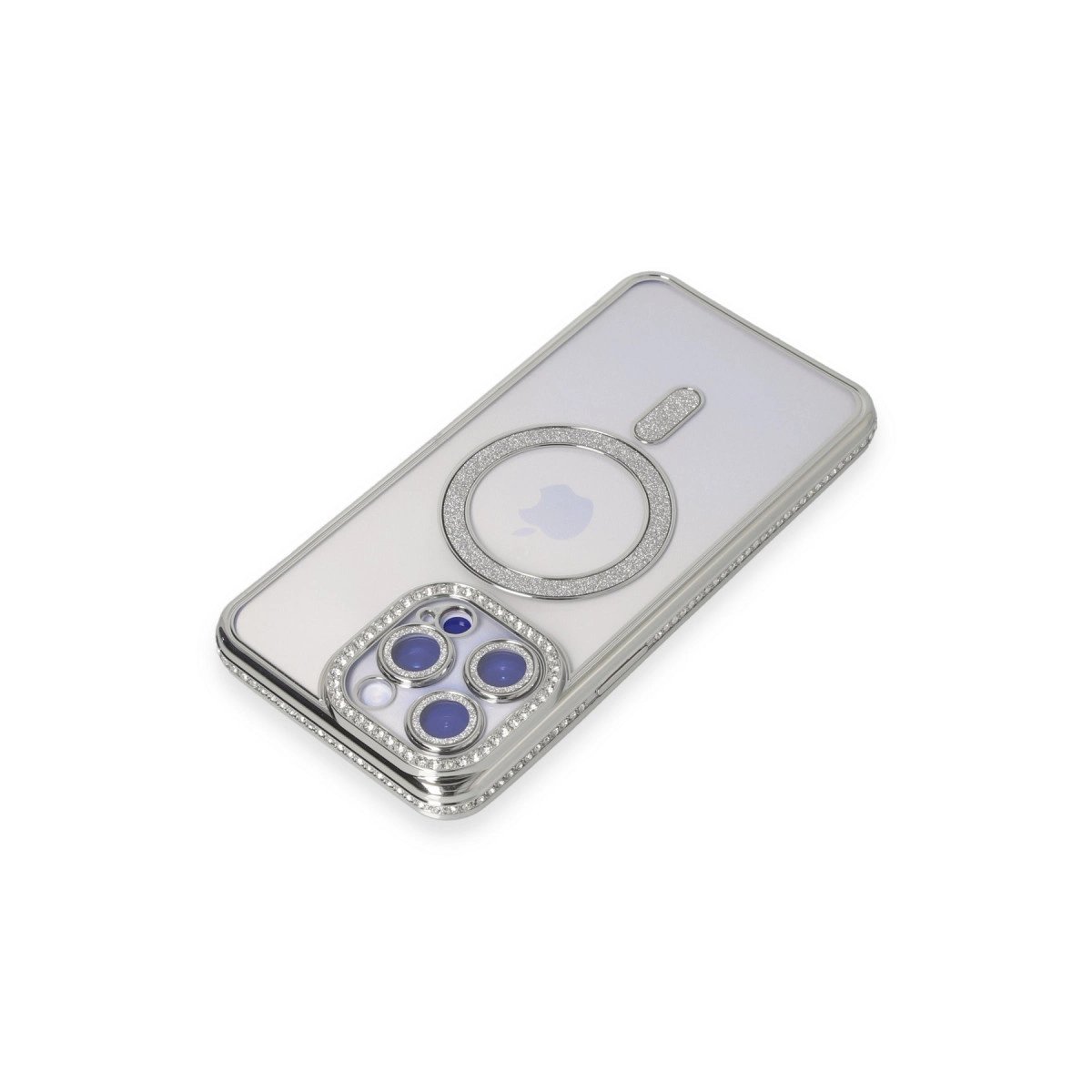 İphone 14 Pro Max Kılıf Joke Simli Magneticsafe Kılıf - Gümüş İphone 14 Pro Max Kılıf Joke Simli Magneticsafe Kılıf - Gümüş