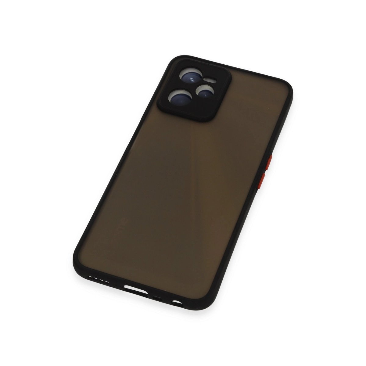 Realme C35 Kılıf Montreal Silikon Kapak - Siyah Realme C35 Kılıf Montreal Silikon Kapak - Siyah