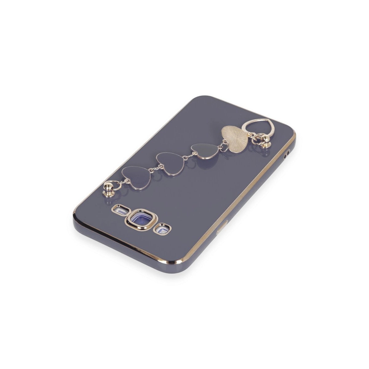 Samsung Galaxy J7 Kılıf Esila Silikon - Gri