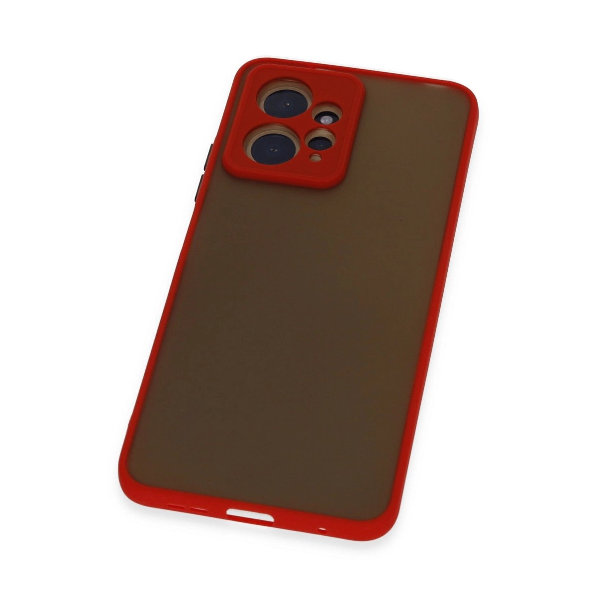 Xiaomi Redmi Note 12 4g Kılıf Montreal Silikon Kapak - Kırmızı Xiaomi Redmi Note 12 4g Kılıf Montreal Silikon Kapak - Kırmızı