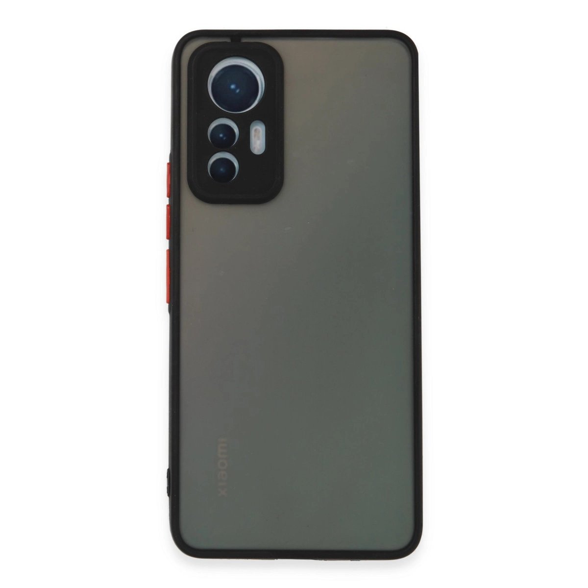 Xiaomi Mi 12 Lite Kılıf Montreal Silikon Kapak - Siyah Xiaomi Mi 12 Lite Kılıf Montreal Silikon Kapak - Siyah