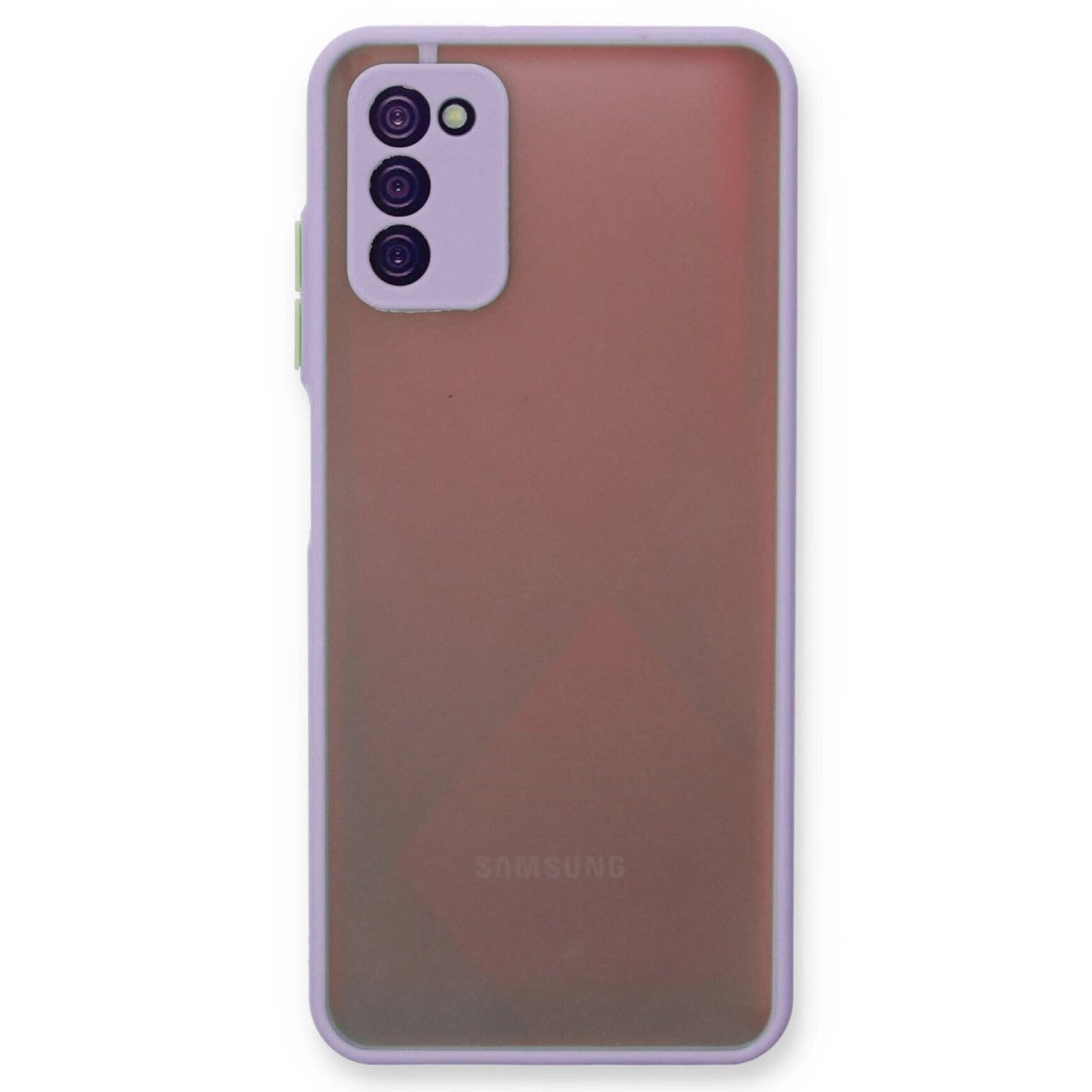 Samsung Galaxy A03s Kılıf Montreal Silikon Kapak - Mor Samsung Galaxy A03s Kılıf Montreal Silikon Kapak - Mor