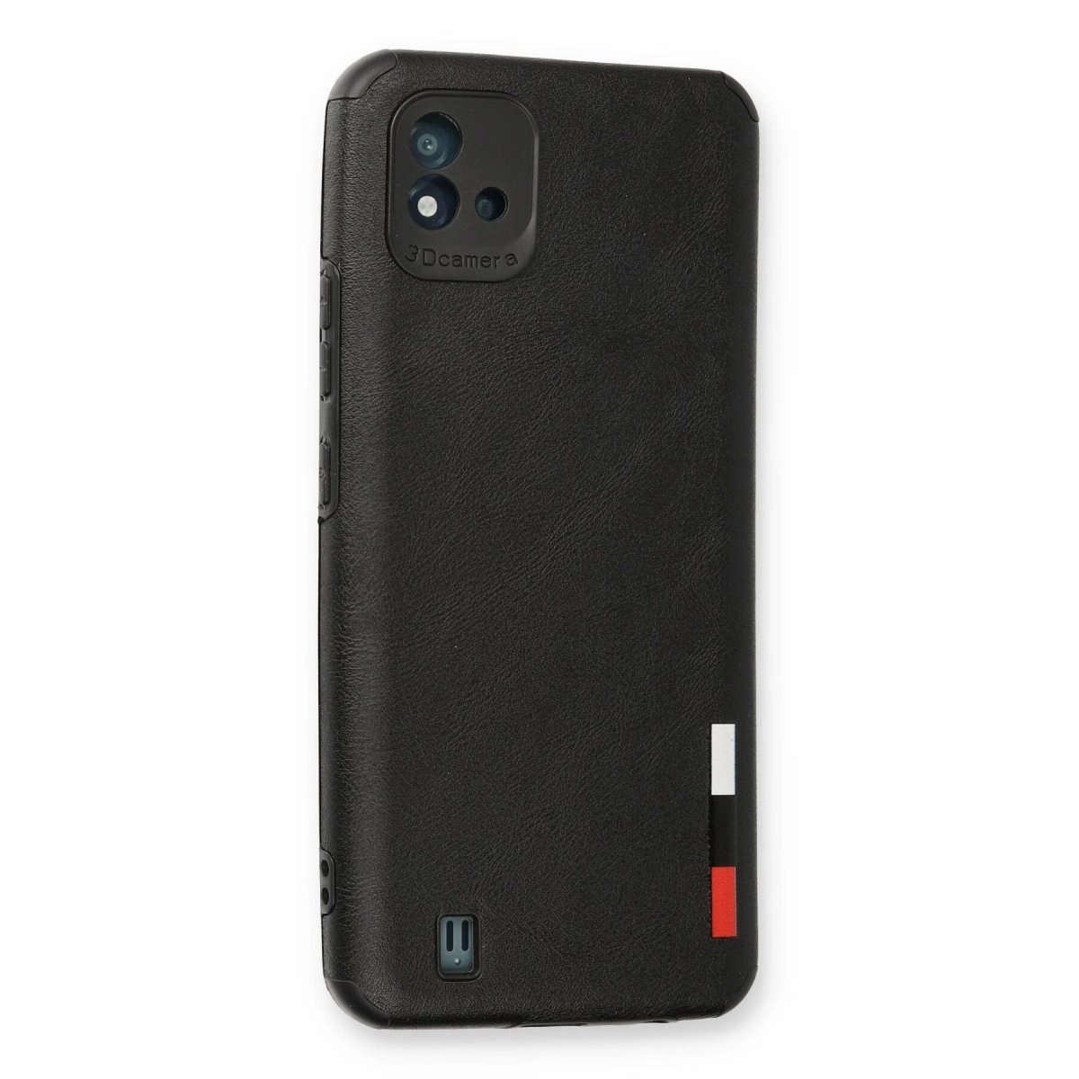 Realme C11 2021 Kılıf Loop Deri Silikon - Siyah Realme C11 2021 Kılıf Loop Deri Silikon - Siyah