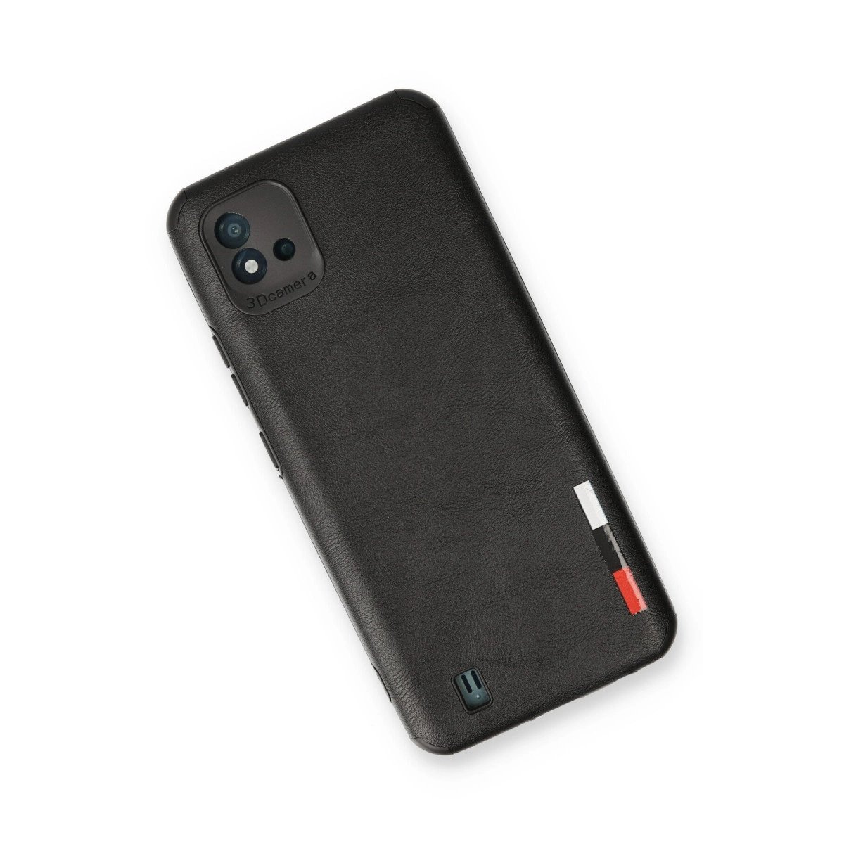 Realme C11 2021 Kılıf Loop Deri Silikon - Siyah Realme C11 2021 Kılıf Loop Deri Silikon - Siyah