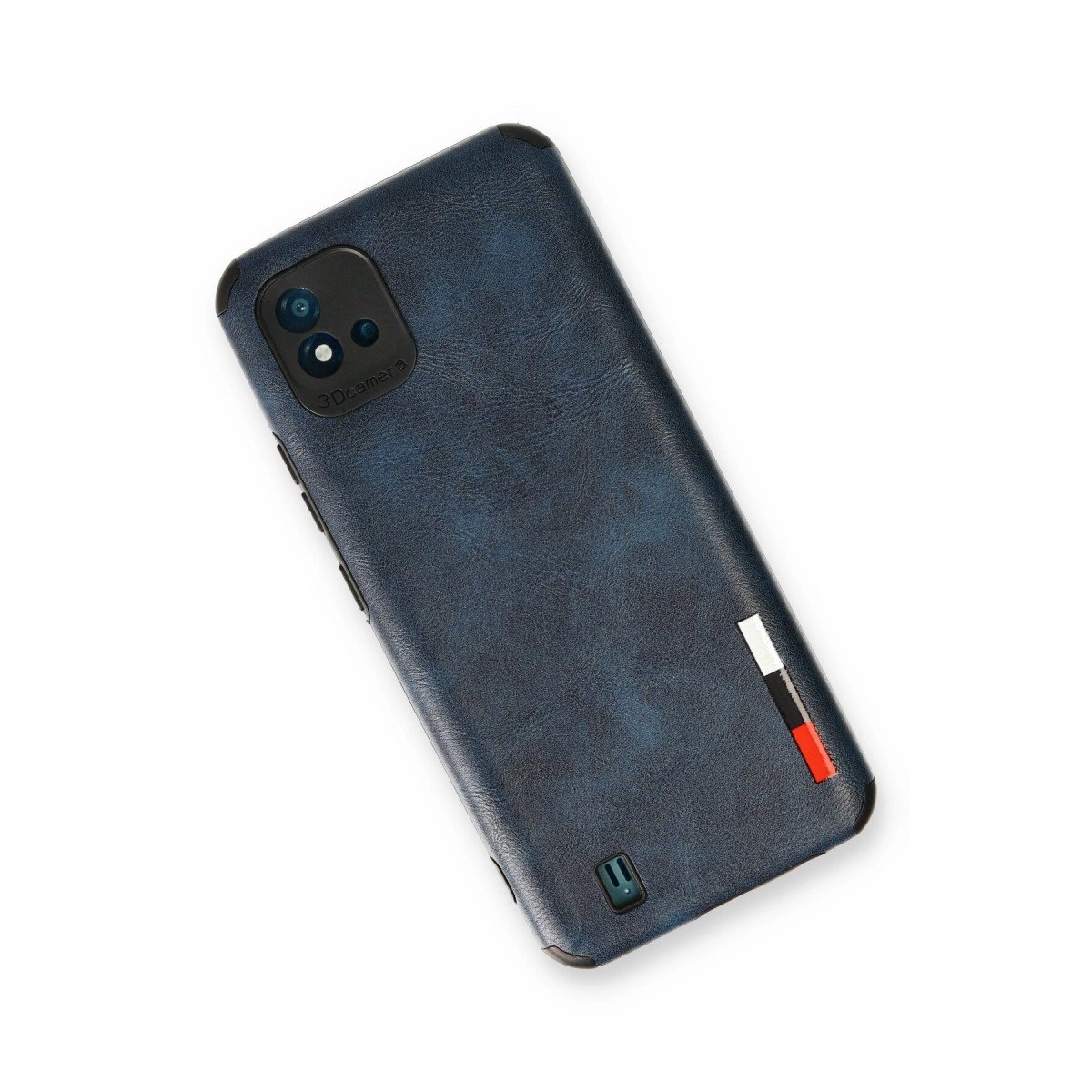Realme C11 2021 Kılıf Loop Deri Silikon - Lacivert Realme C11 2021 Kılıf Loop Deri Silikon - Lacivert