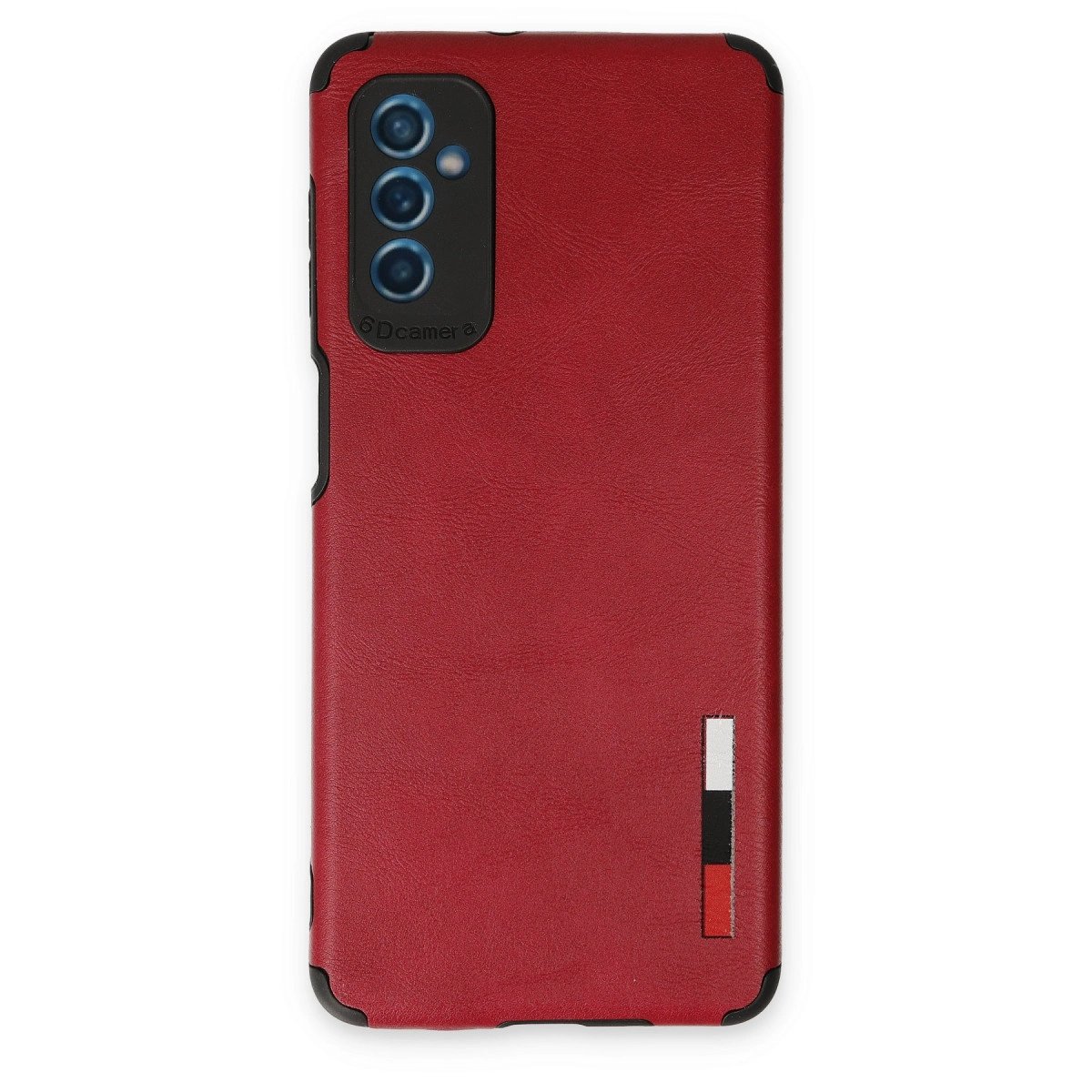 Samsung Galaxy M52 5g Kılıf Loop Deri Silikon - Kırmızı Samsung Galaxy M52 5g Kılıf Loop Deri Silikon - Kırmızı