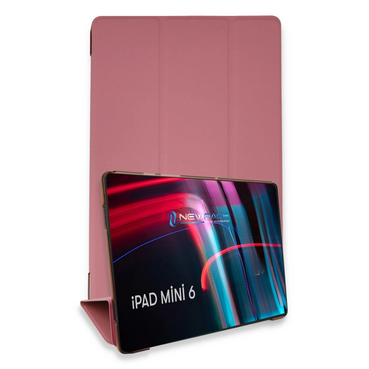 İpad Mini 6 Kılıf Tablet Smart Kılıf - Pembe İpad Mini 6 Kılıf Tablet Smart Kılıf - Pembe