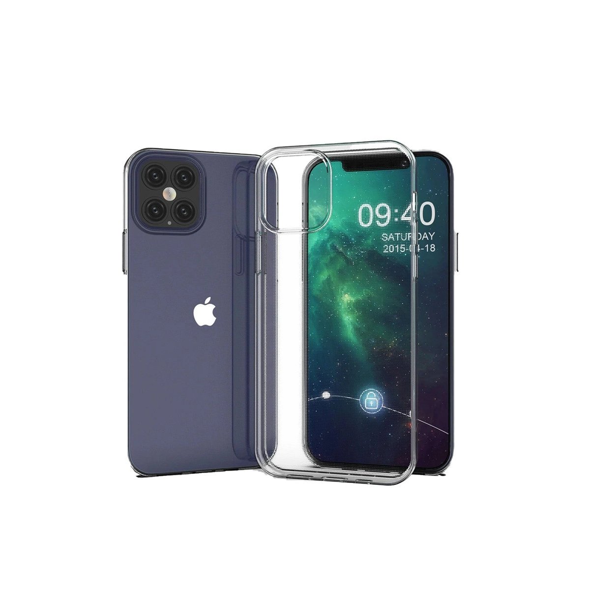 İphone 12 Kılıf Lüx Şeffaf Silikon İphone 12 Kılıf Lüx Şeffaf Silikon