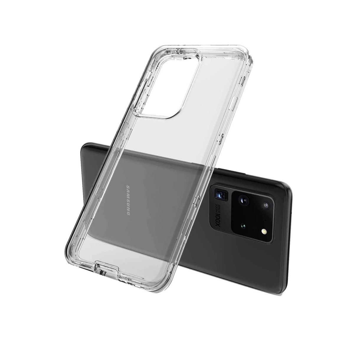 Samsung Galaxy S20 Plus Kılıf Lüx Şeffaf Silikon Samsung Galaxy S20 Plus Kılıf Lüx Şeffaf Silikon