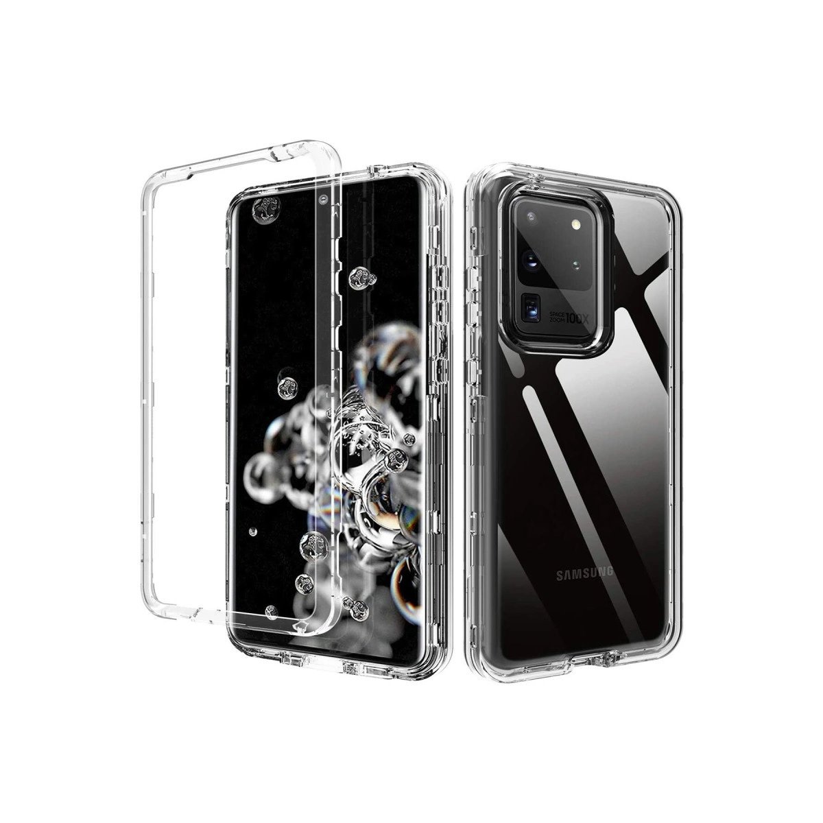Samsung Galaxy S20 Plus Kılıf Lüx Şeffaf Silikon Samsung Galaxy S20 Plus Kılıf Lüx Şeffaf Silikon