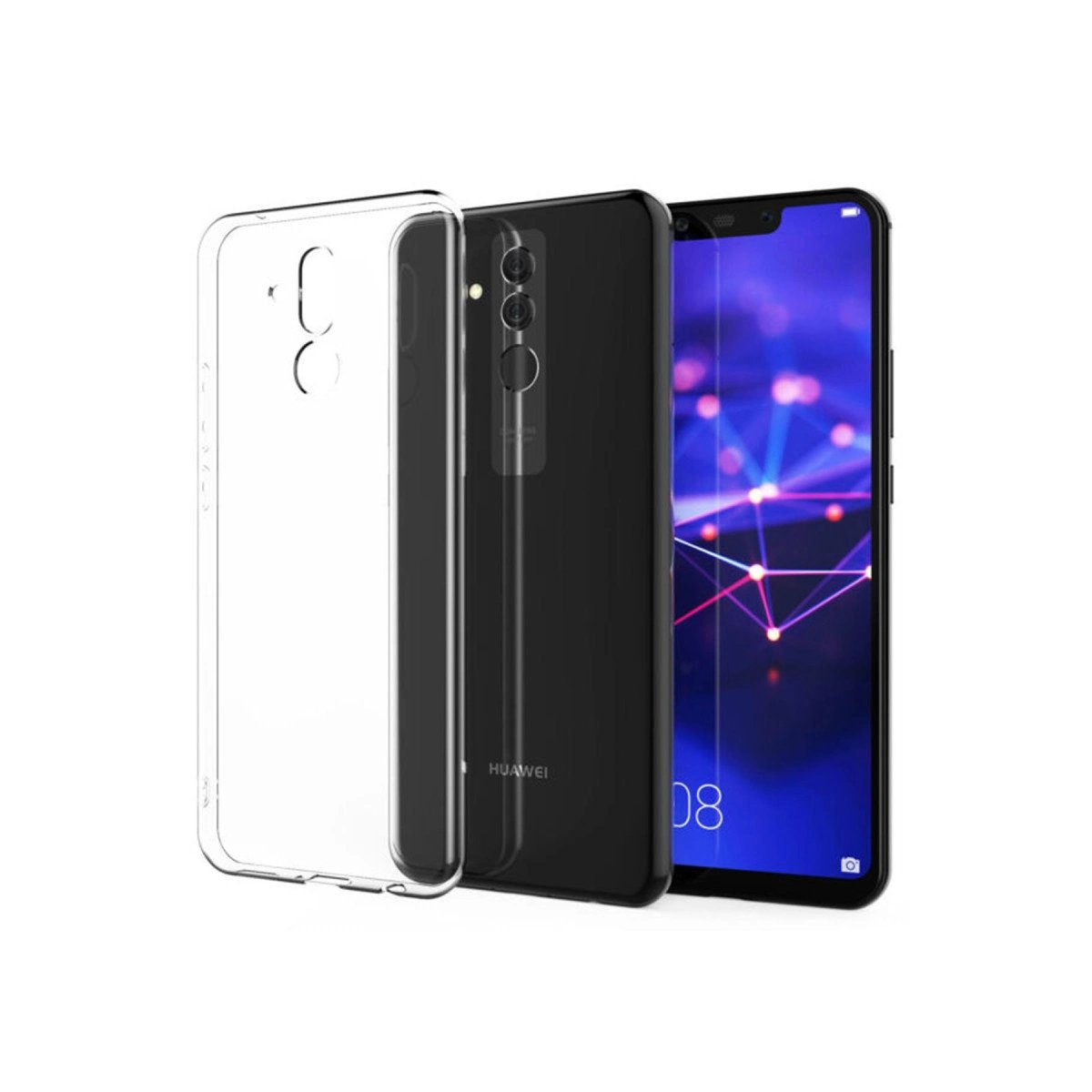Huawei Mate 20 Lite Kılıf Lüx Şeffaf Silikon Huawei Mate 20 Lite Kılıf Lüx Şeffaf Silikon