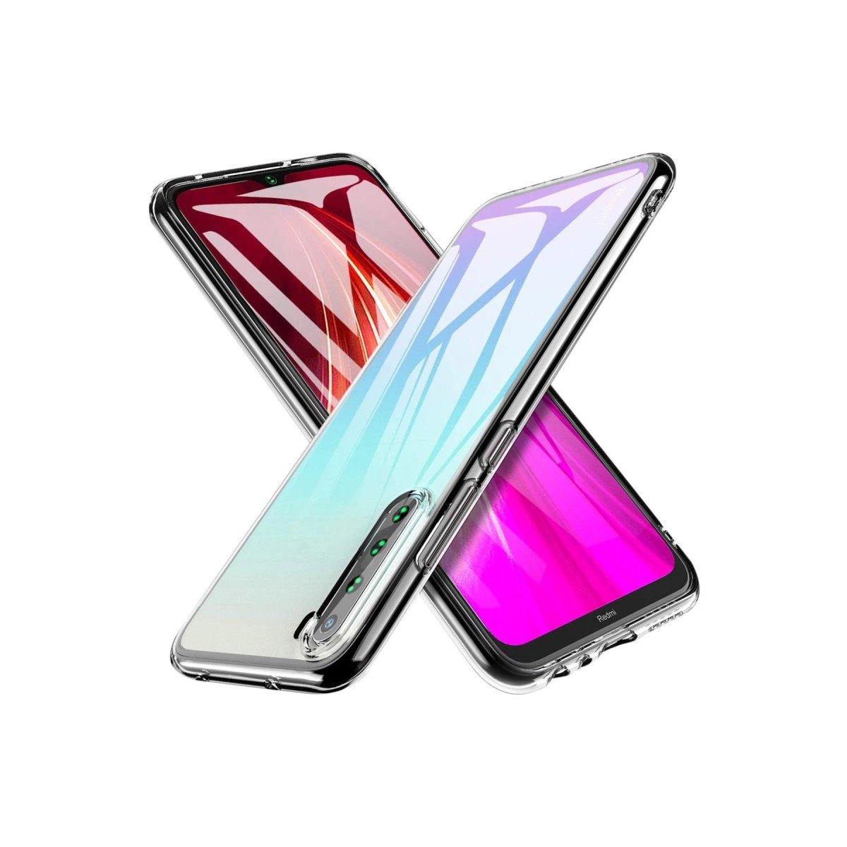 Xiaomi Redmi Note 8 Kılıf Lüx Şeffaf Silikon