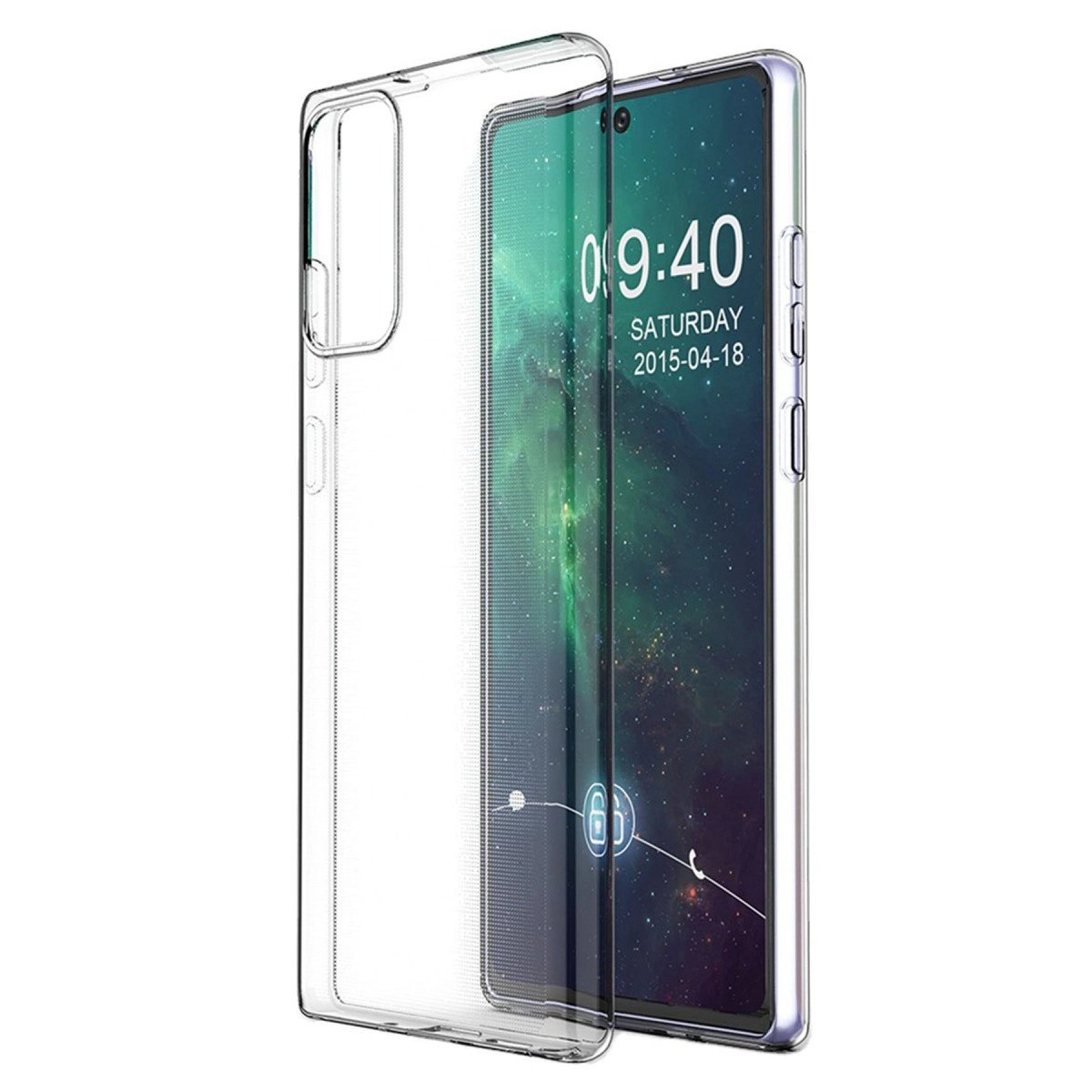 Samsung Galaxy Note 20 Kılıf Lüx Şeffaf Silikon Samsung Galaxy Note 20 Kılıf Lüx Şeffaf Silikon
