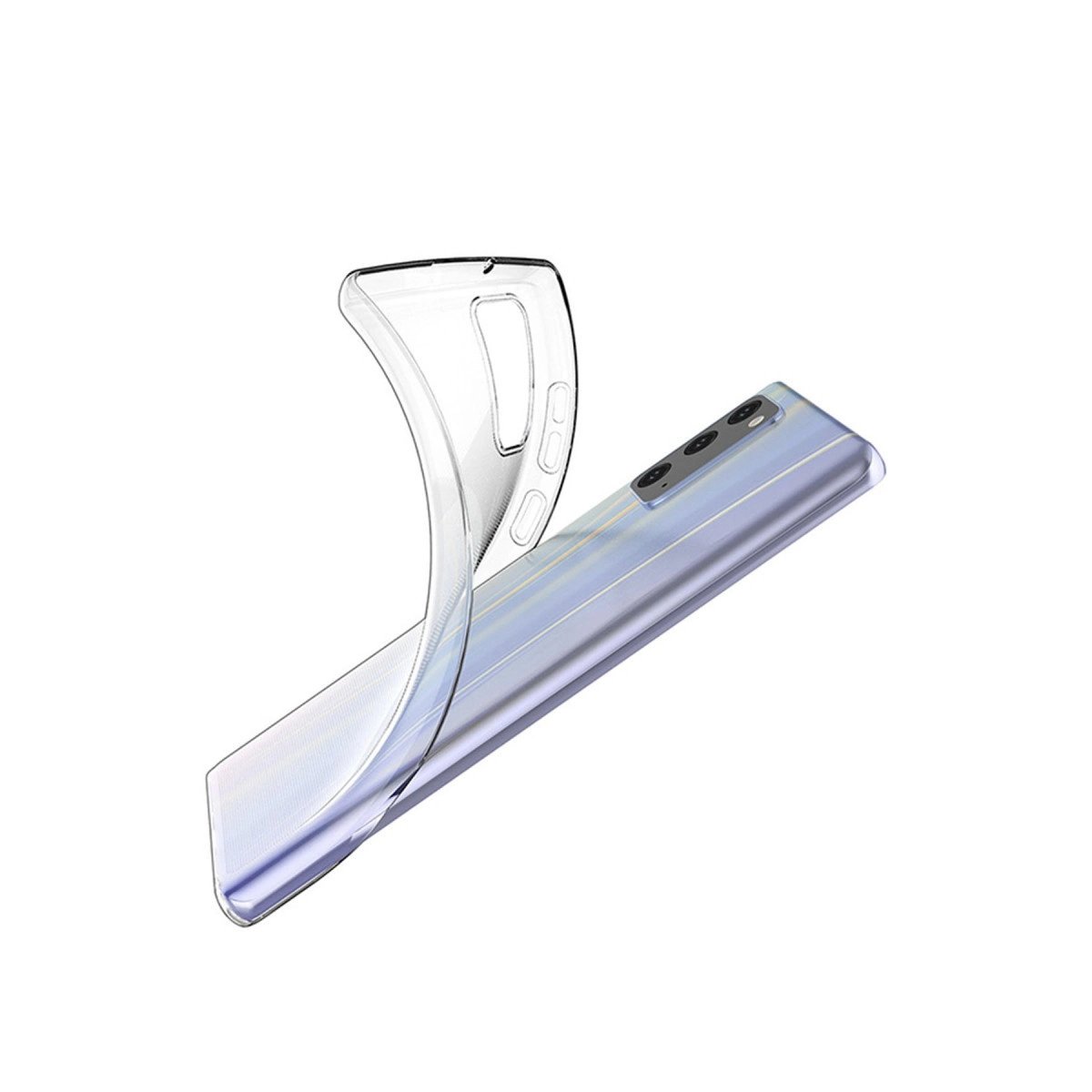 Samsung Galaxy Note 20 Kılıf Lüx Şeffaf Silikon Samsung Galaxy Note 20 Kılıf Lüx Şeffaf Silikon