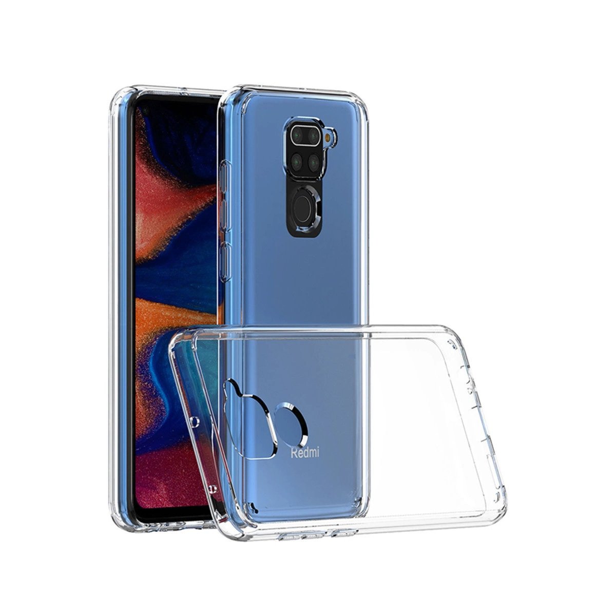 Xiaomi Redmi Note 9 Kılıf Lüx Şeffaf Silikon - Şeffaf Xiaomi Redmi Note 9 Kılıf Lüx Şeffaf Silikon - Şeffaf