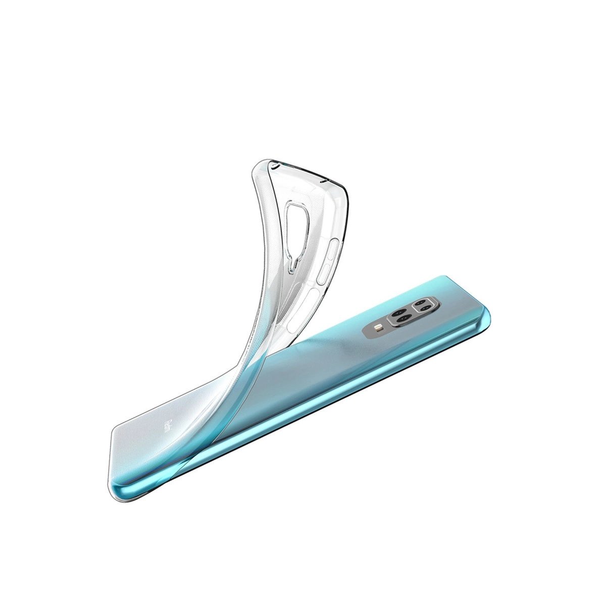 Xiaomi Redmi Note 9 Pro Kılıf Lüx Şeffaf Silikon - Şeffaf Xiaomi Redmi Note 9 Pro Kılıf Lüx Şeffaf Silikon - Şeffaf
